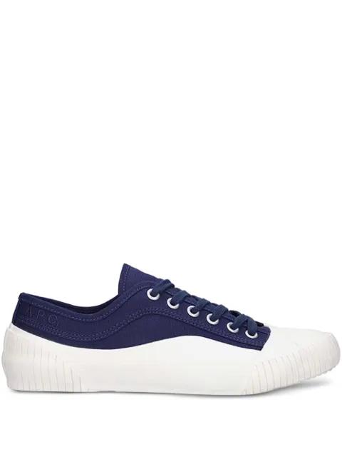 Iggy canvas lace-up sneakers by A.P.C.