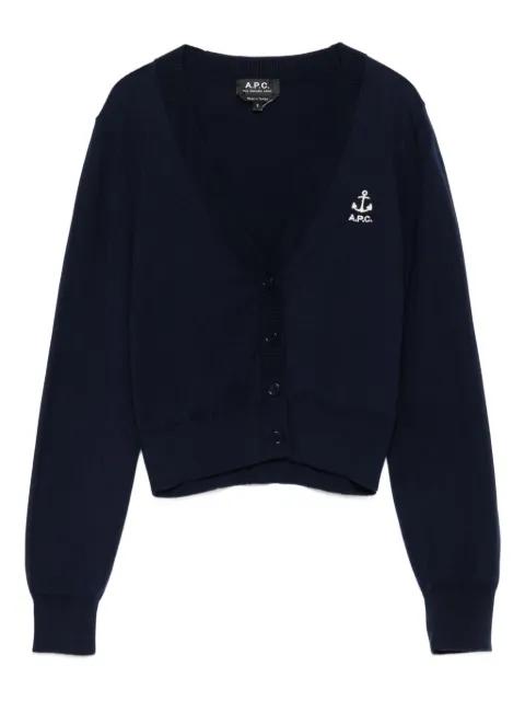 Joséphine anchor-embellished cardigan by A.P.C.