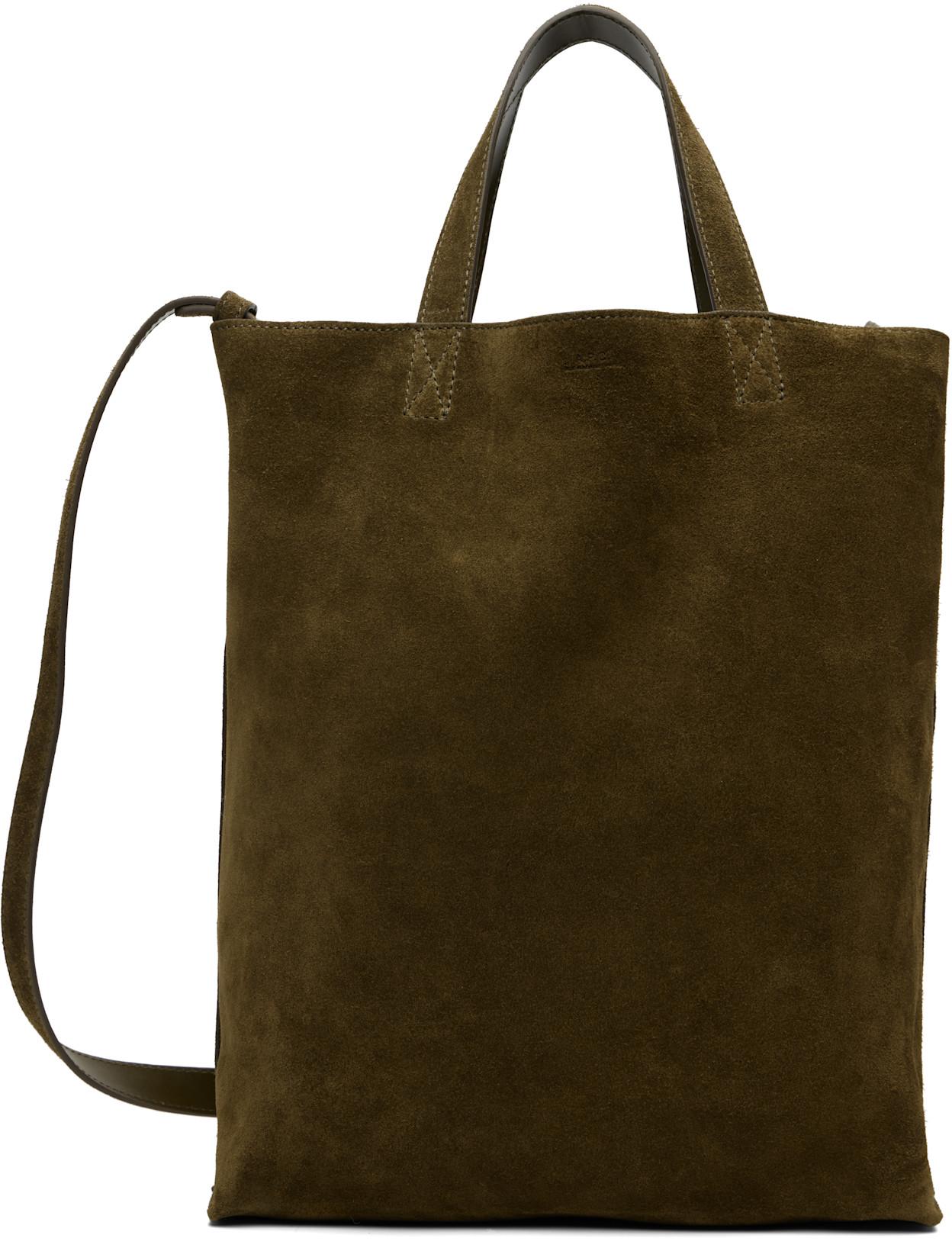 Khaki Cabas Maiko Medium Tote by A.P.C.
