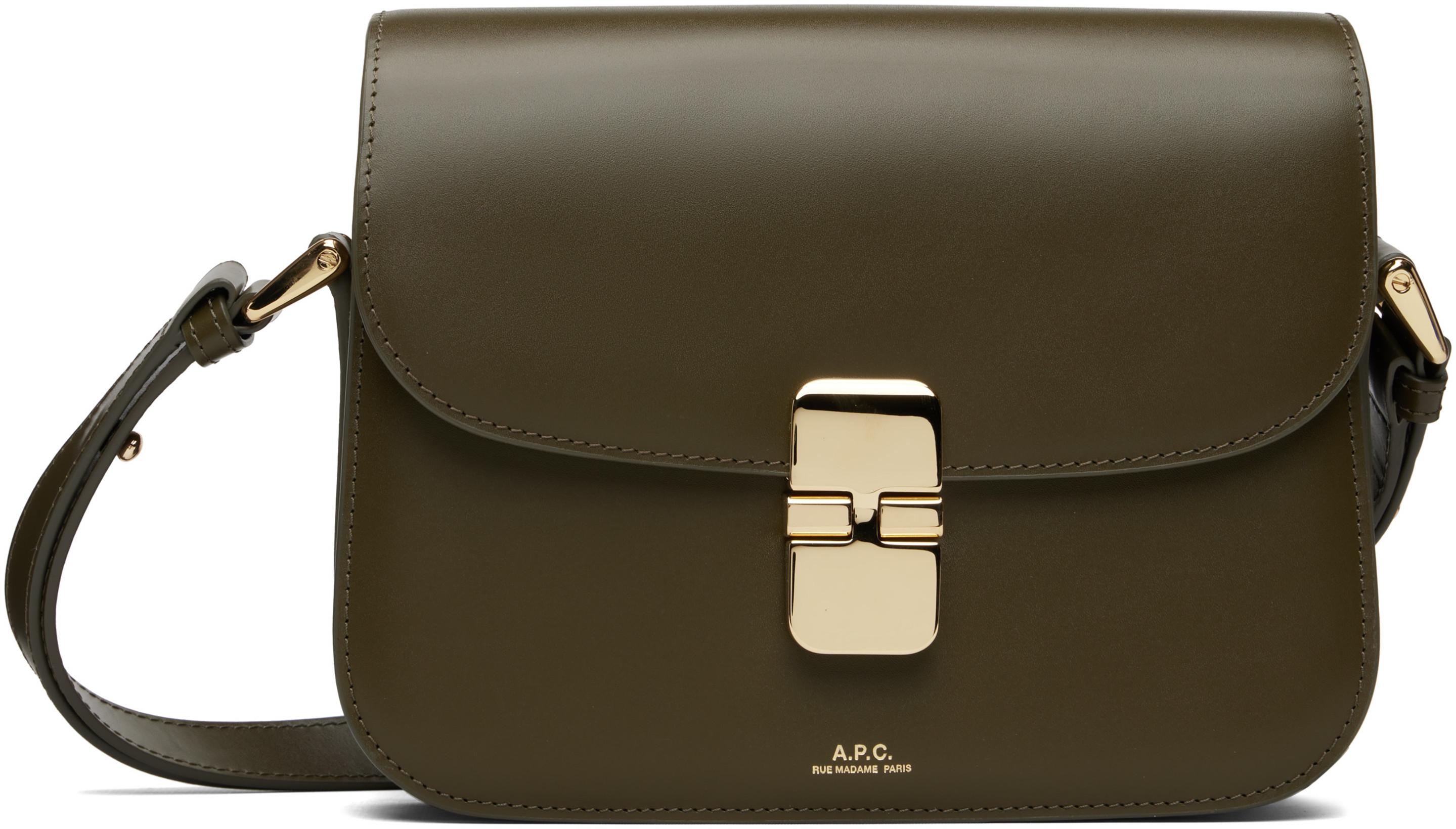 Khaki Grace Small Bag by A.P.C.