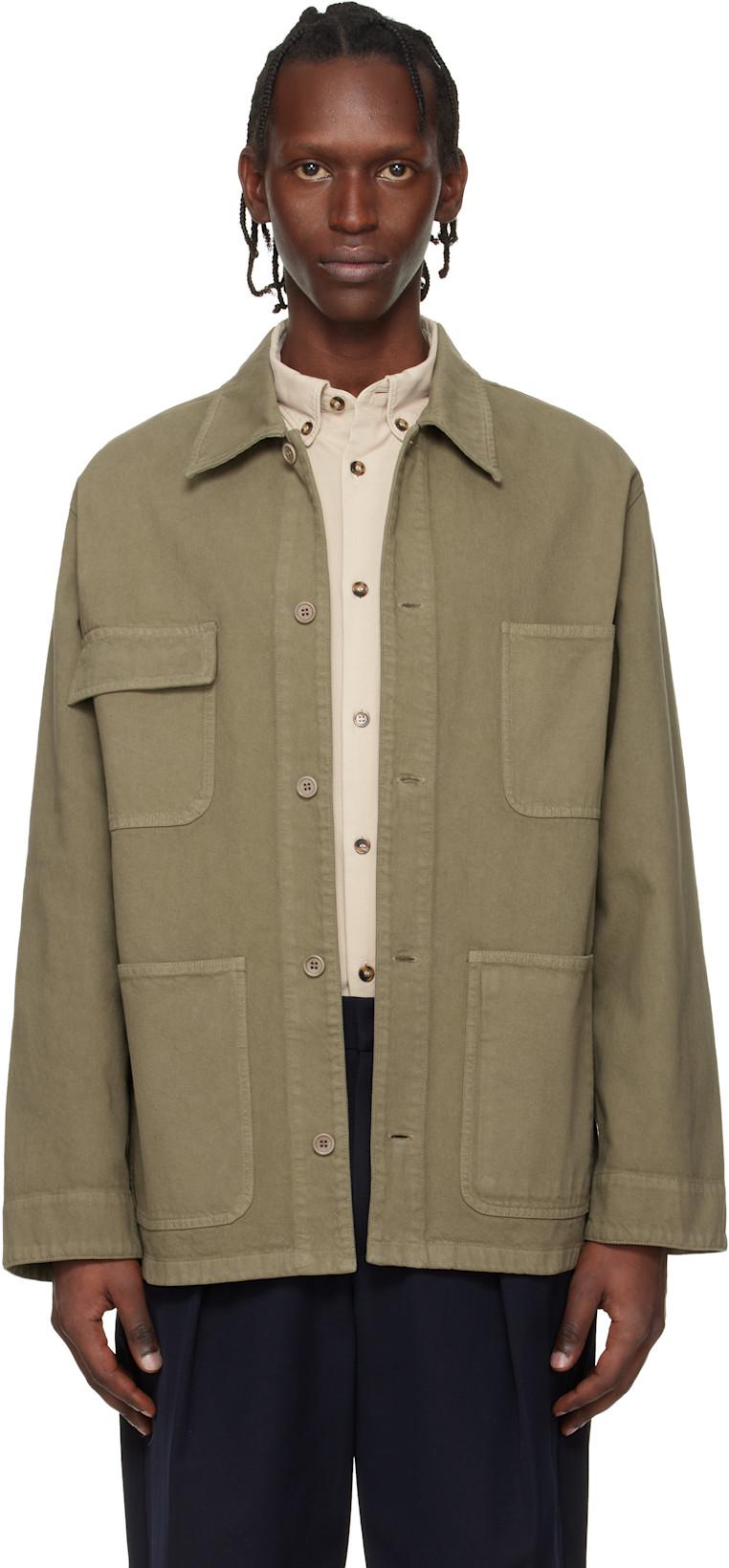 Khaki Loose-Fit Overshirt by A.P.C.