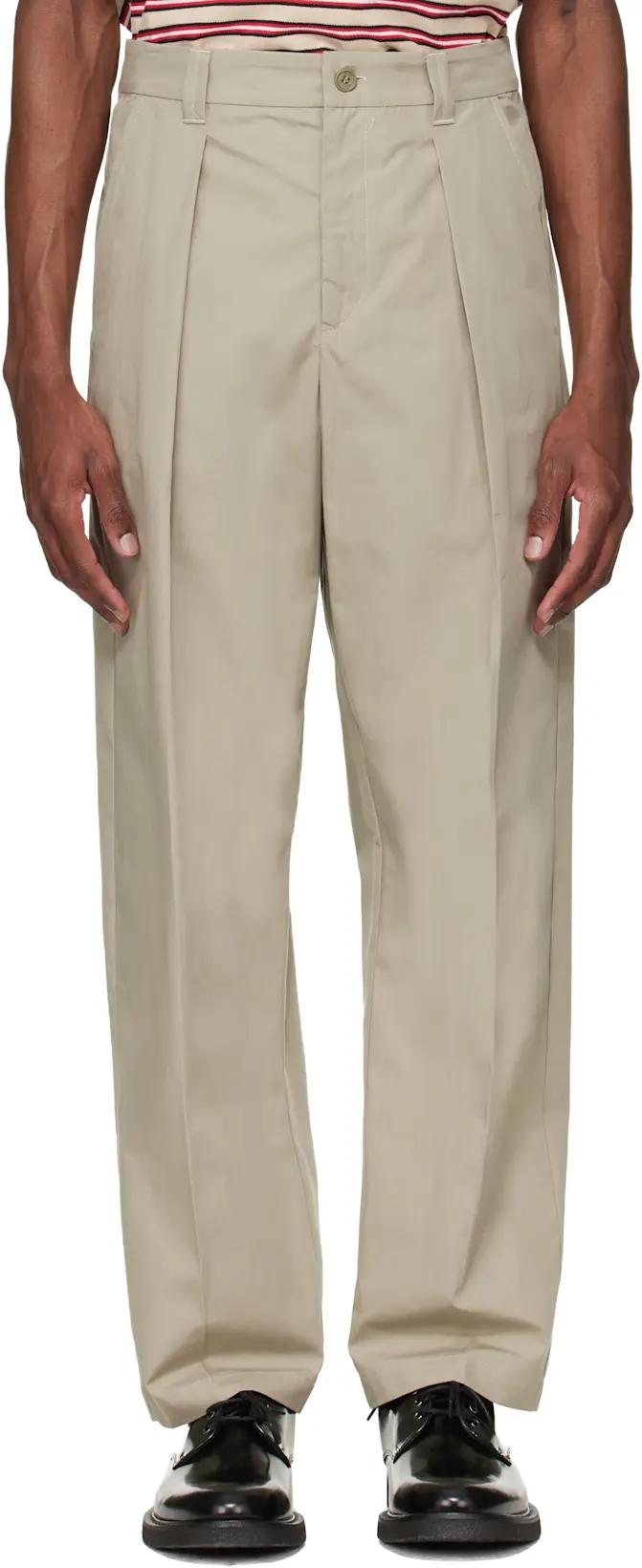 Khaki Renato Trousers by A.P.C.