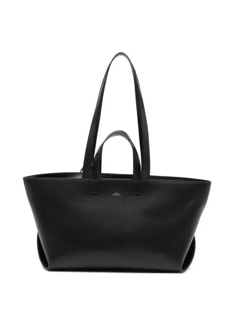Le Drummer leather tote bag by A.P.C.