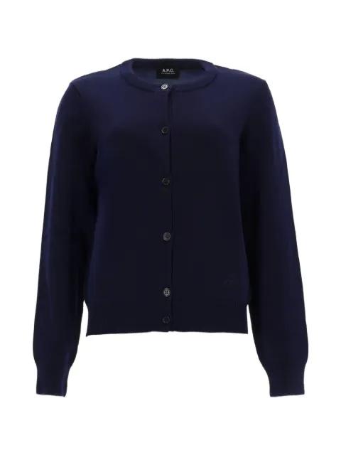 Leonie button-up knit cardigan by A.P.C.