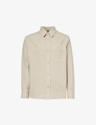 Long-sleeved chest-pocket cotton shirt by A.P.C.