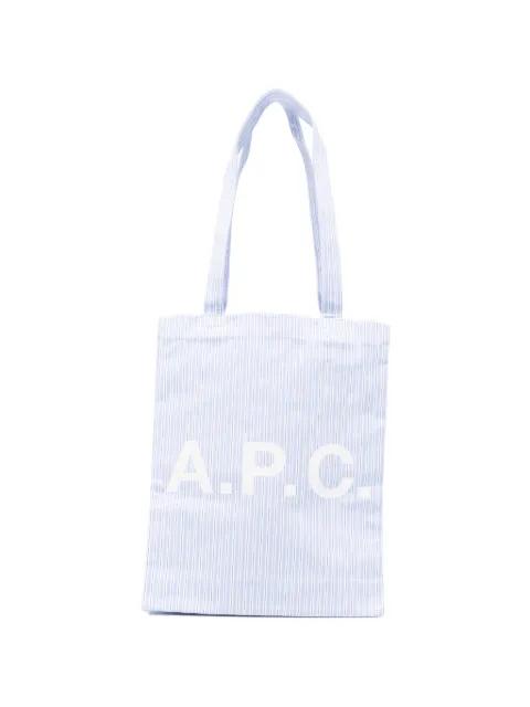 Lou striped tote bag by A.P.C.