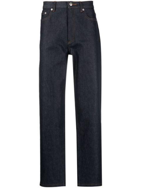 Martin mid-rise straight-leg jeans by A.P.C.
