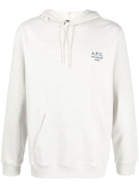 Marvin logo-print pullover hoodie by A.P.C.