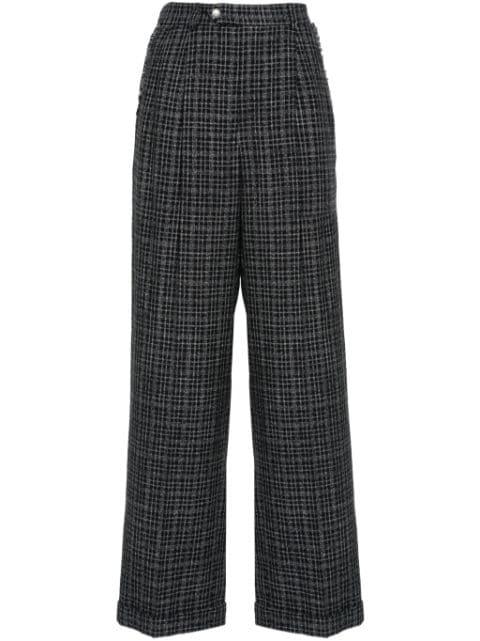 Melissa plaid trousers by A.P.C.
