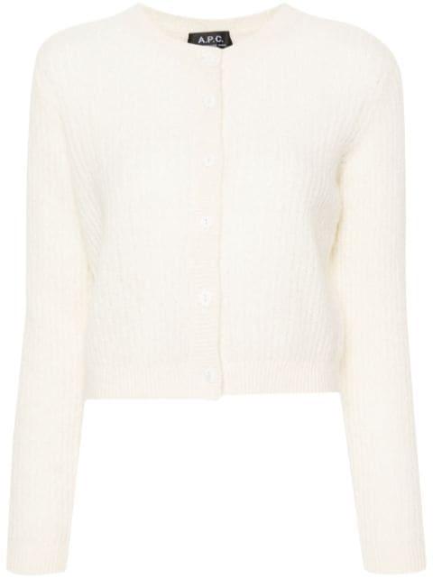 Milo cable-knit cardigan by A.P.C.