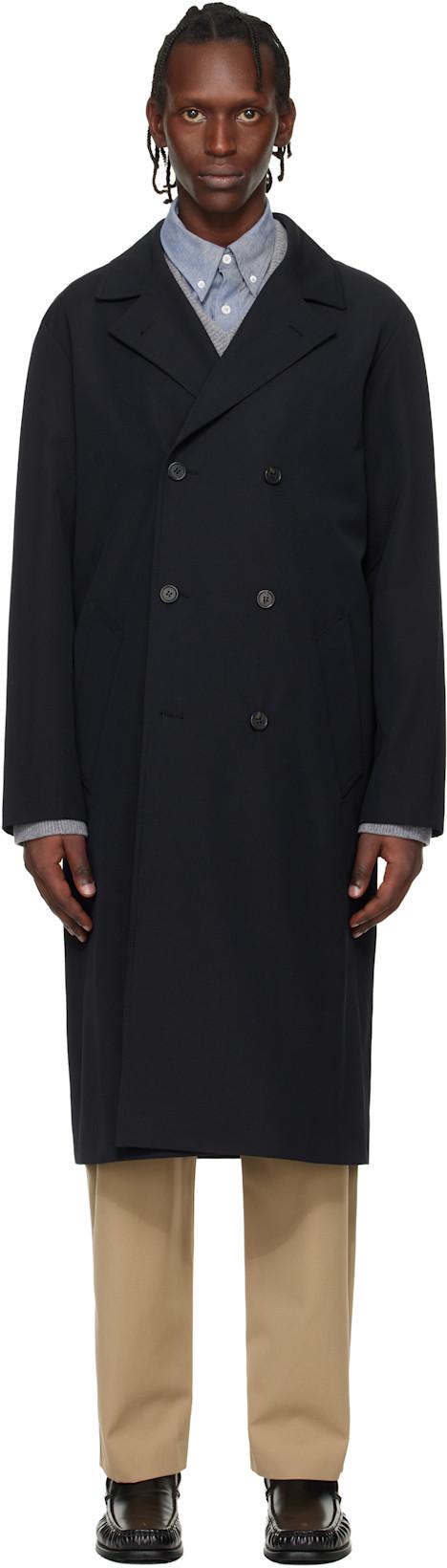 Navy Croisé Coat by A.P.C.