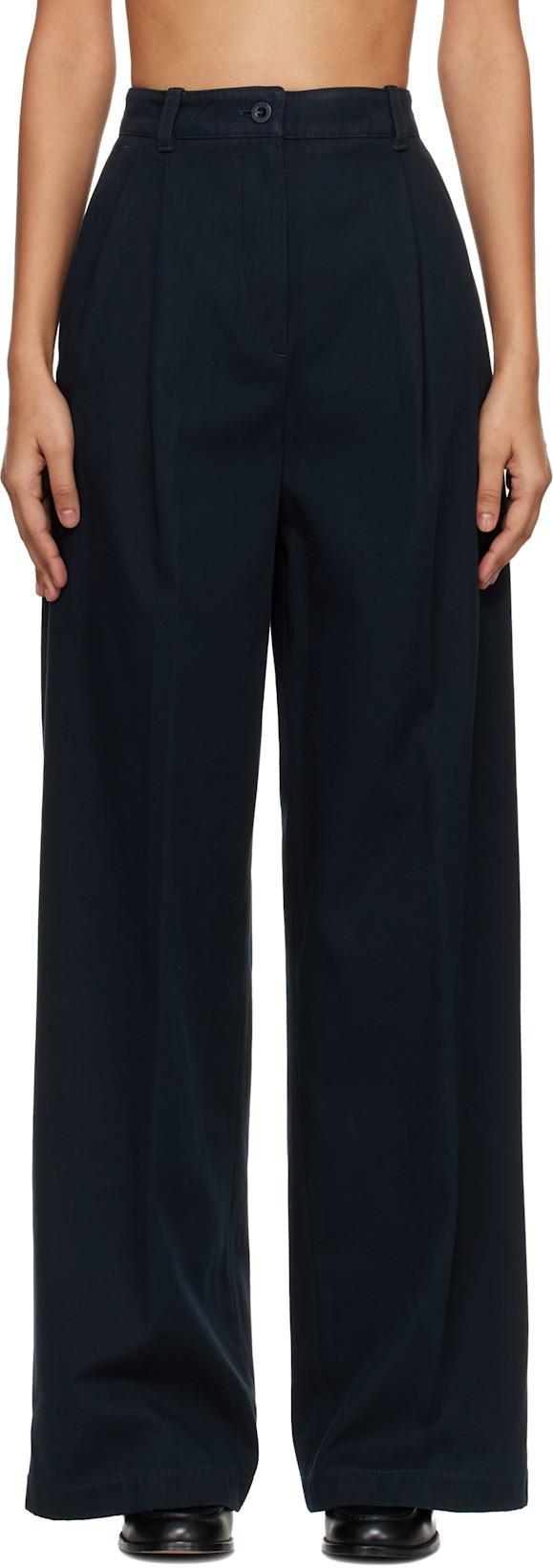 Navy Ginny Trousers by A.P.C.