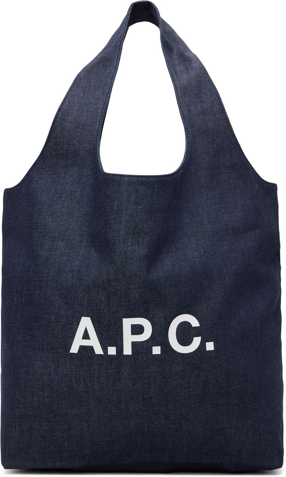 Navy Ninon Denim Tote by A.P.C.