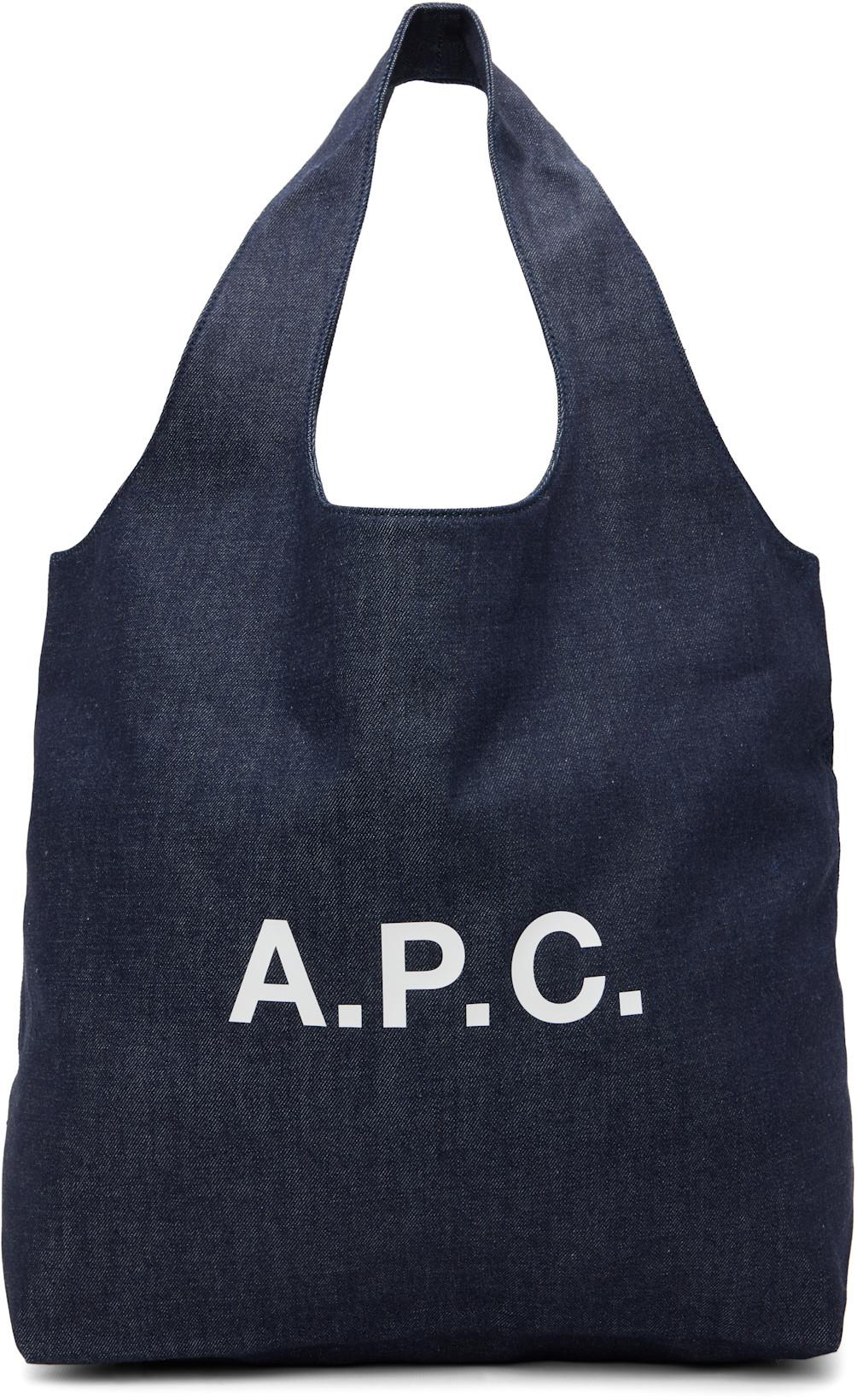 Navy Ninon Denim Tote by A.P.C.
