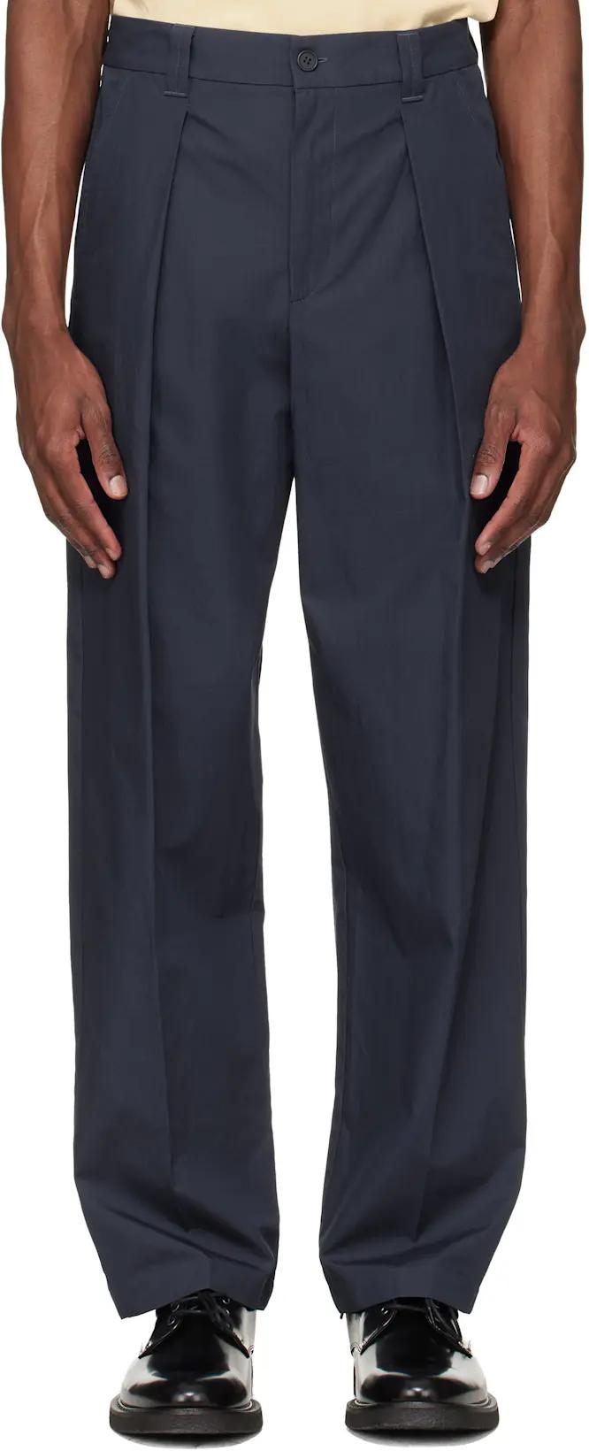 Navy Renato Trousers by A.P.C.