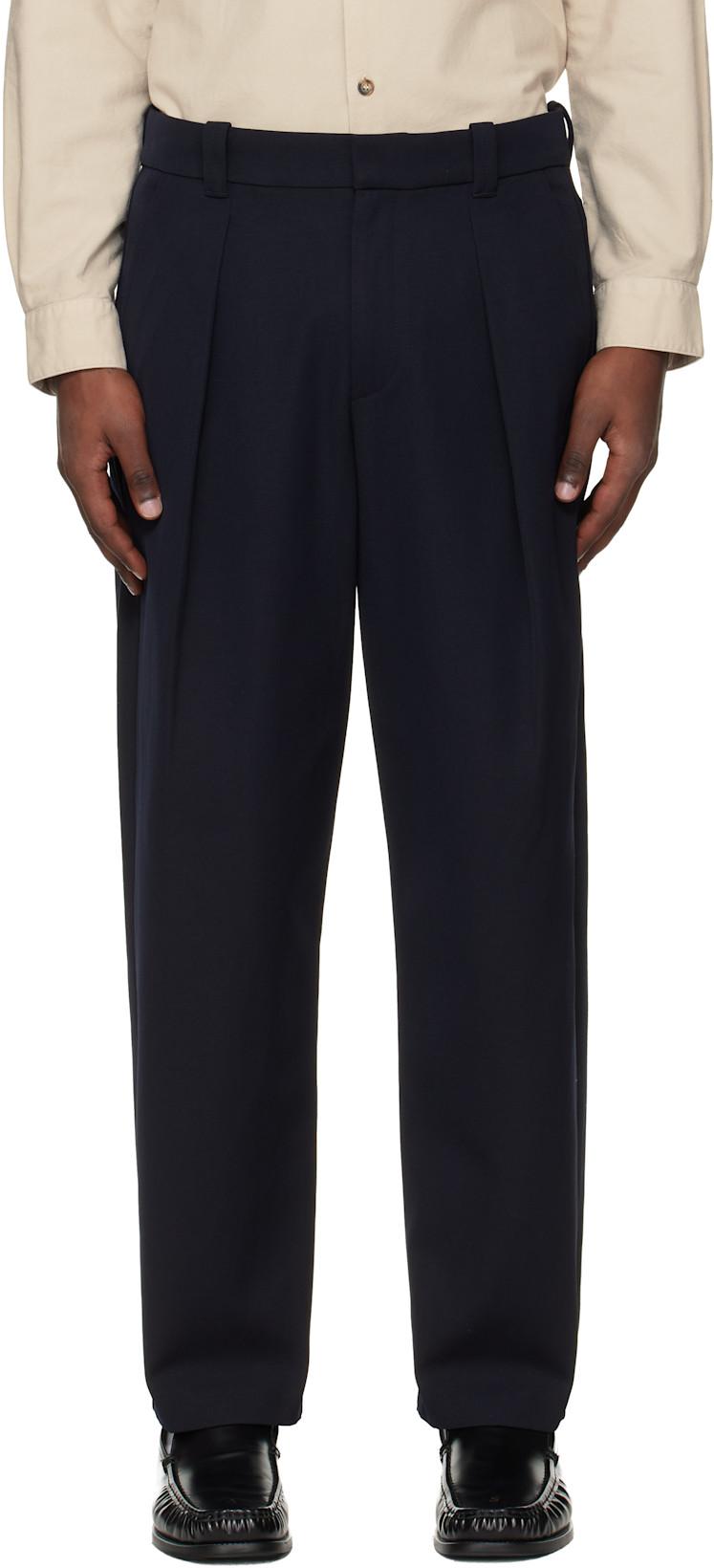 Navy Renato Trousers by A.P.C.