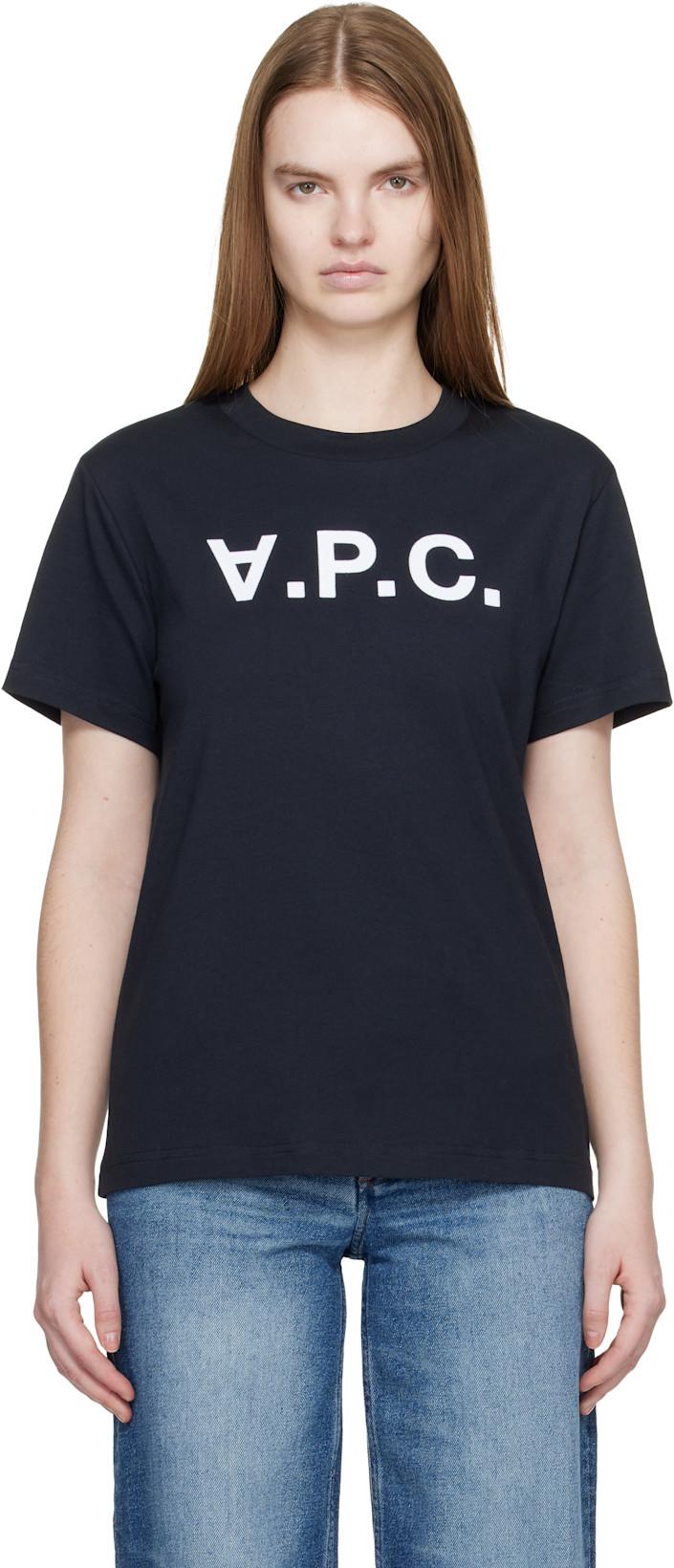 Navy Standard Grand 'VPC' T-shirt by A.P.C.