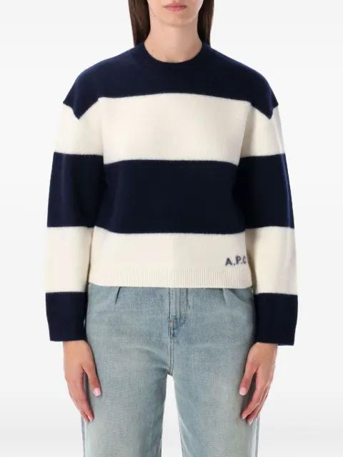 Penny stripe knit sweater by A.P.C.