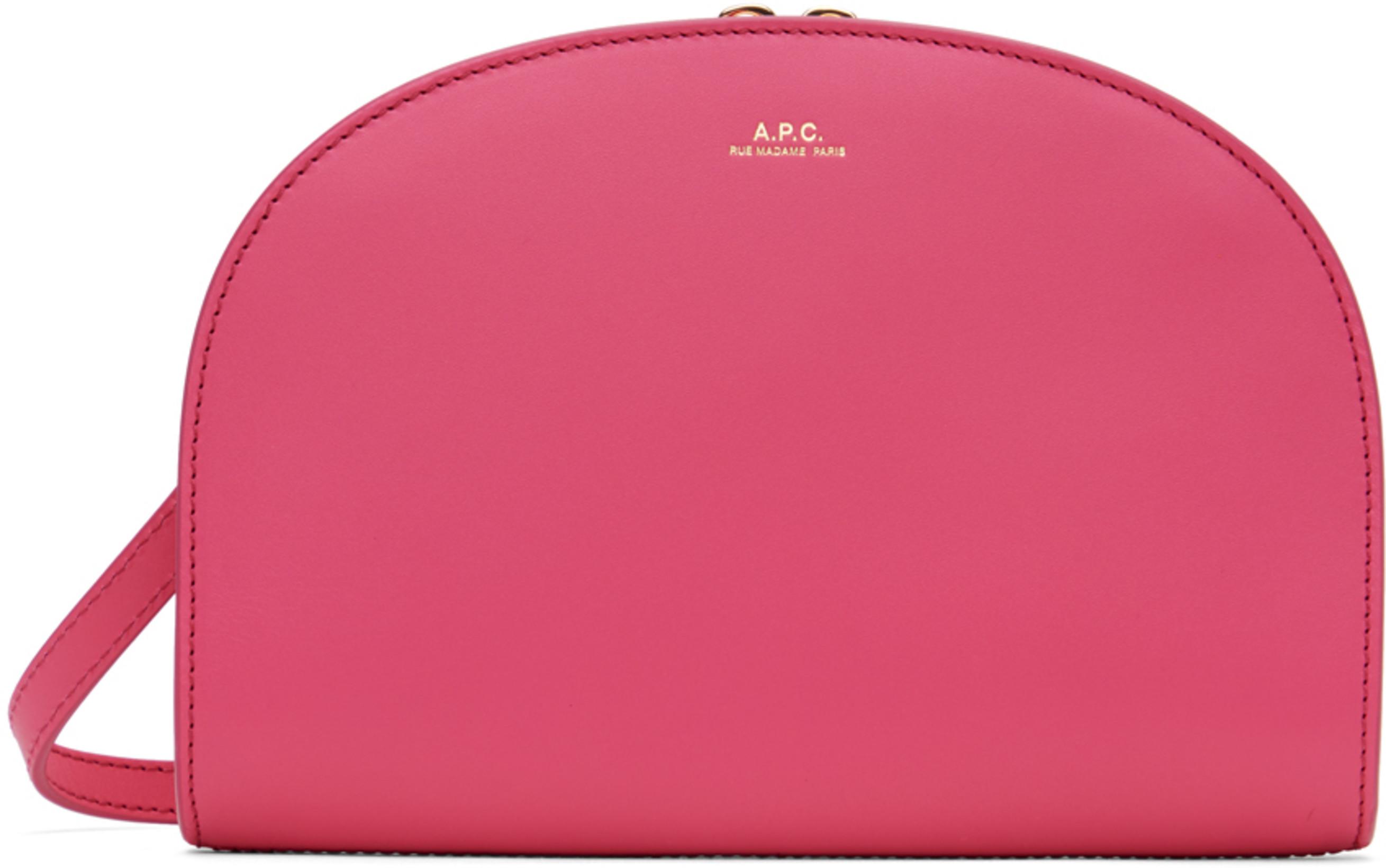 Pink Demi-Lune Clutch by A.P.C.