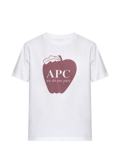 Pomme crew-neck T-shirt by A.P.C.
