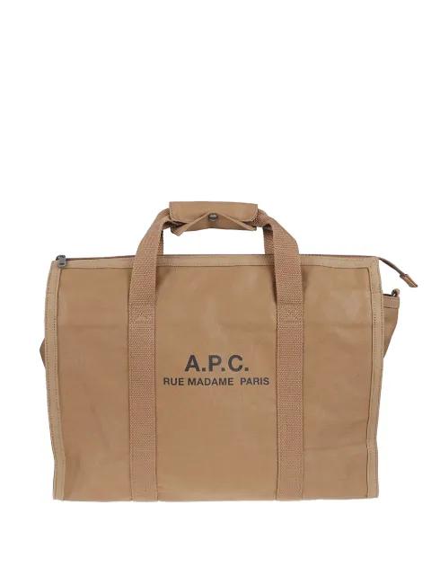 Recuparation logo-print holdall by A.P.C.