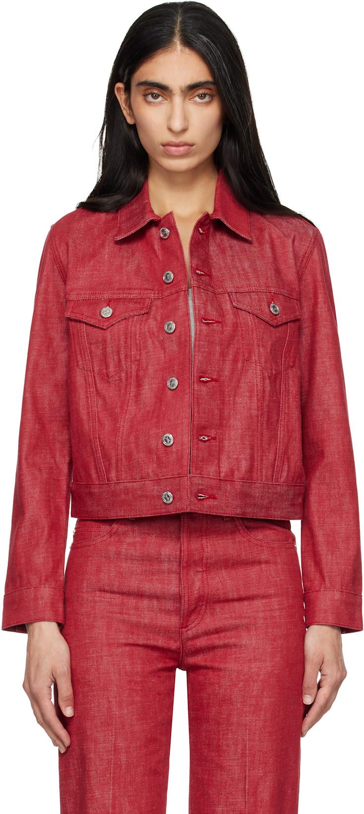 Red Dion Denim Jacket by A.P.C.