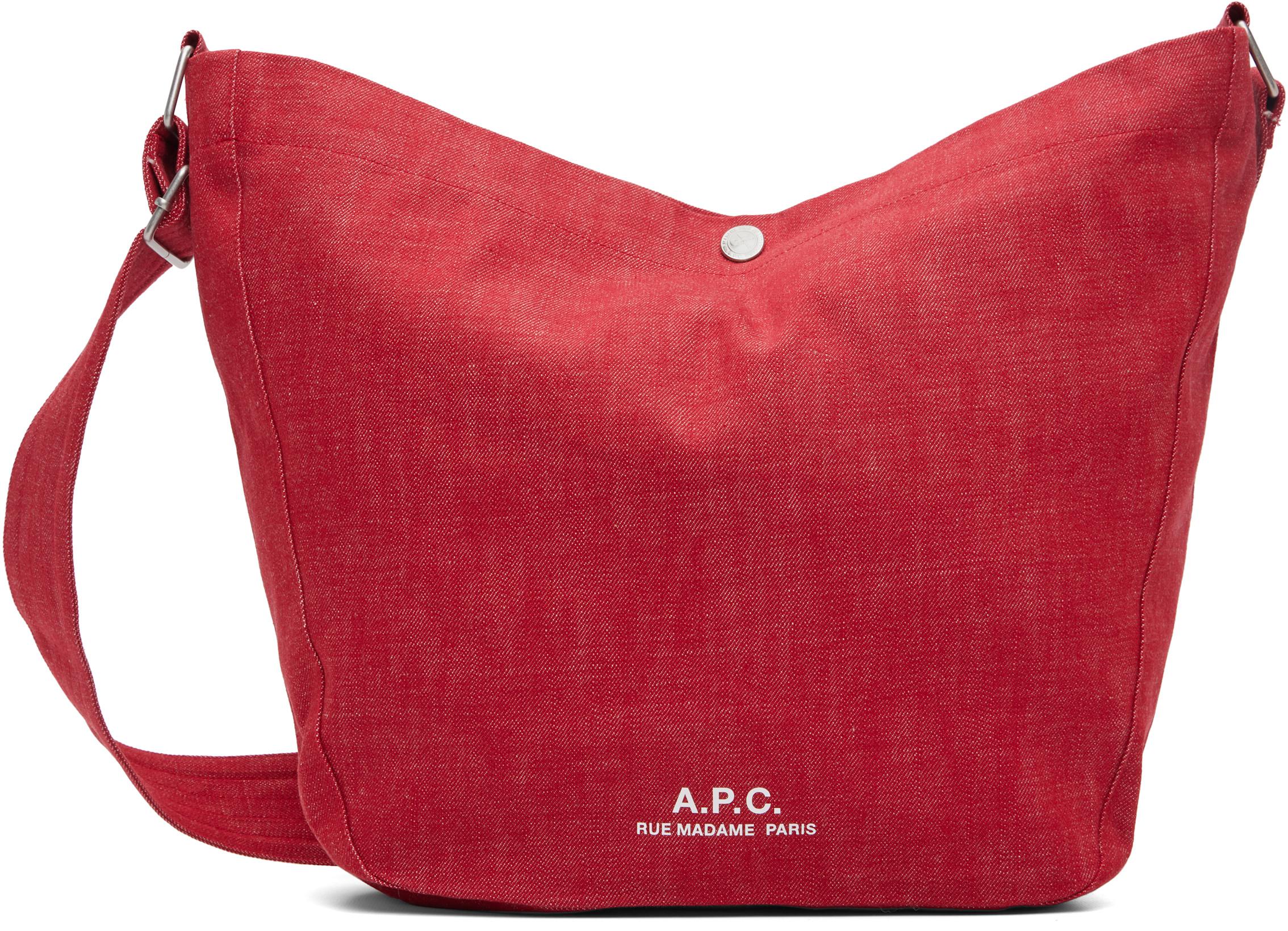 Red Journal Satchel by A.P.C.