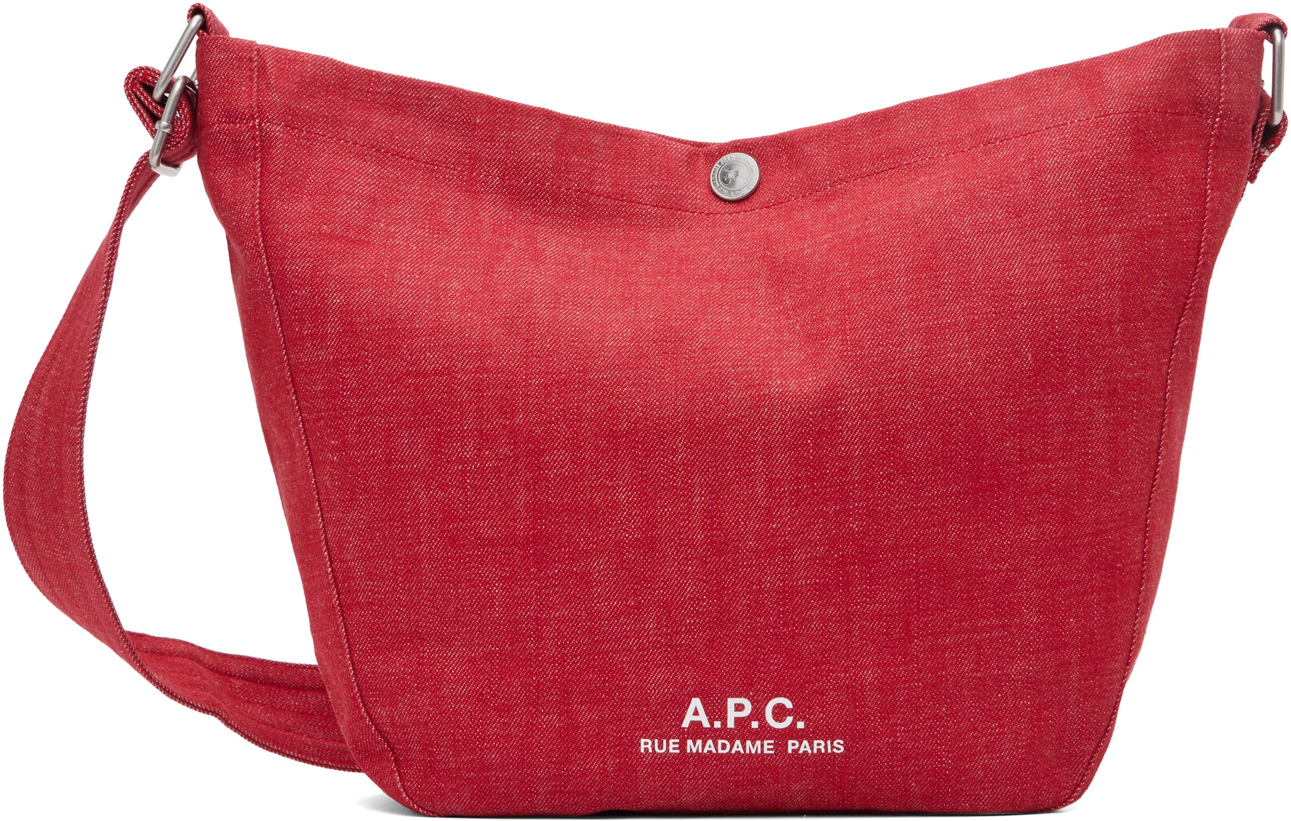 Red Journal Small Satchel by A.P.C.