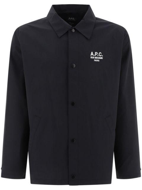 Regis logo-embroidered shirt jacket by A.P.C.