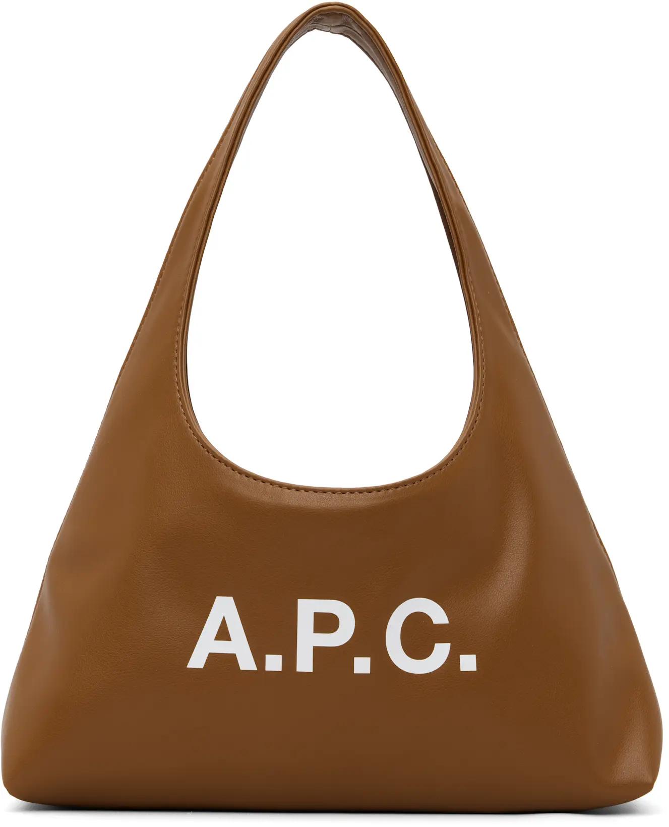 Tan Baby Ninon Shoulder Bag by A.P.C.