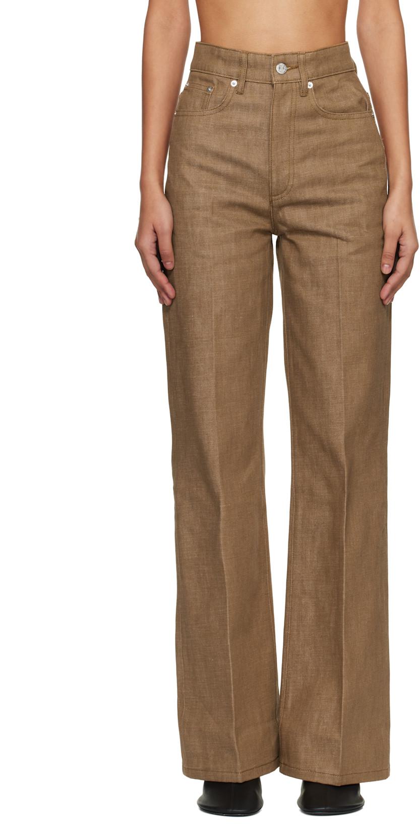 Tan Domino Jeans by A.P.C.