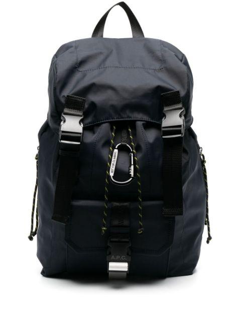 Treck logo-patch backpack by A.P.C.