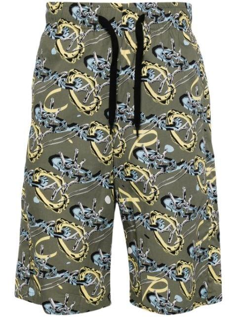 Vince graphic-print cotton shorts by A.P.C.