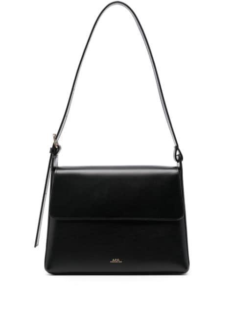 Virginie leather shoulder bag by A.P.C.