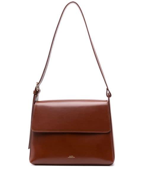 Virginie leather shoulder bag by A.P.C.