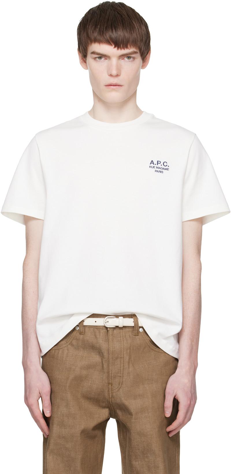 White Standard 'Rue Madame' T-shirt by A.P.C.