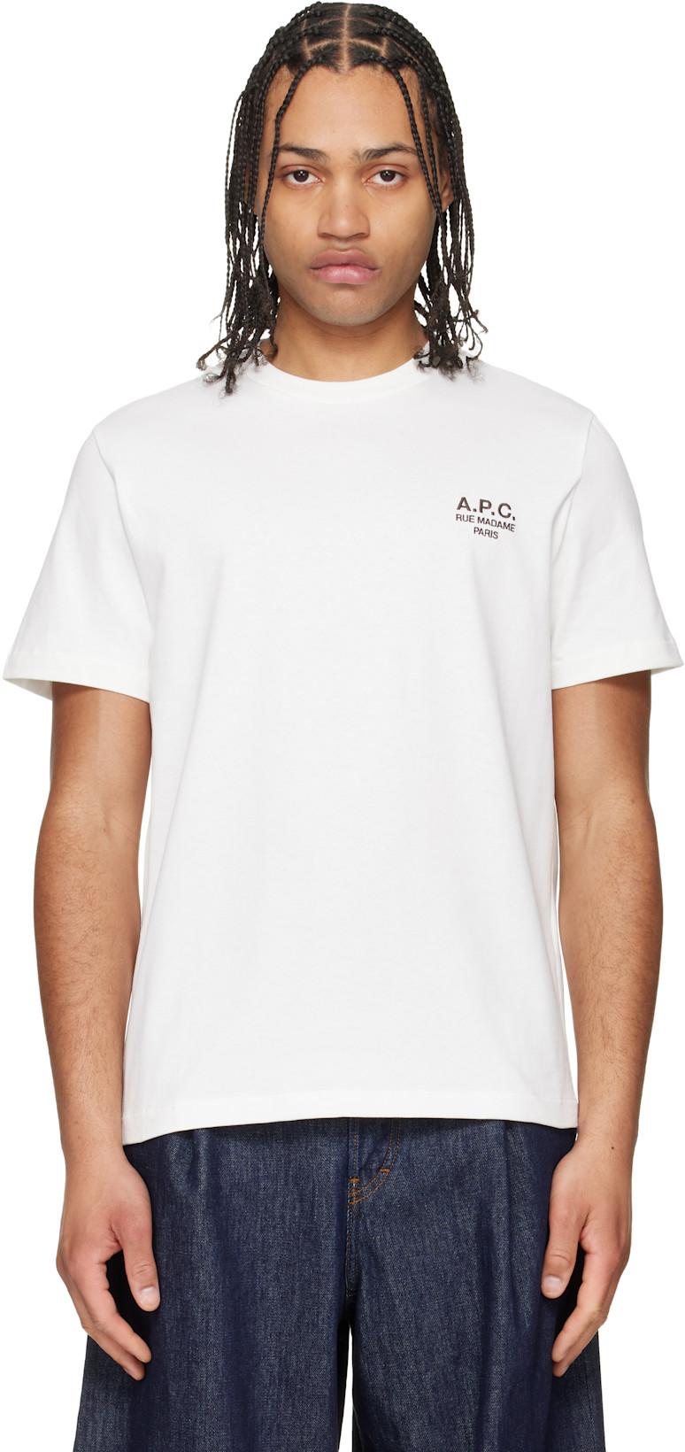 White Standard 'Rue Madame' T-shirt by A.P.C.