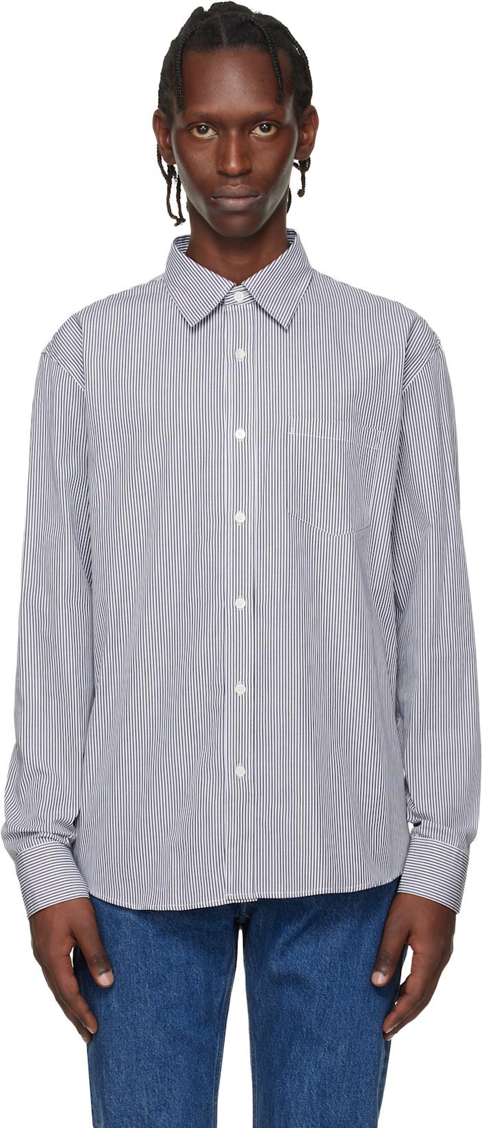 White & Black Owen Shirt by A.P.C.