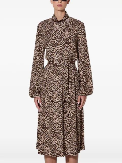 animal-print midi dress by A.P.C.