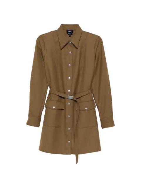 belted pocket shirt by A.P.C.