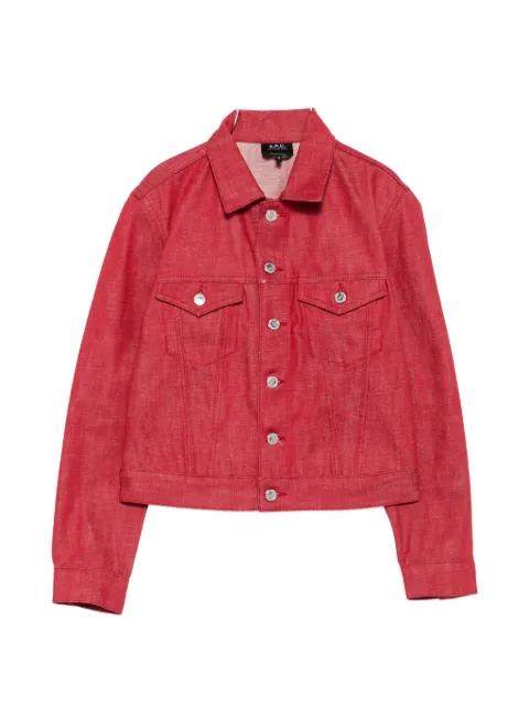 button-fastening denim jacket by A.P.C.