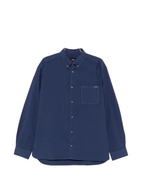 button-fastening pocket shirt by A.P.C.