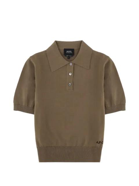 button-up polo T-shirt by A.P.C.