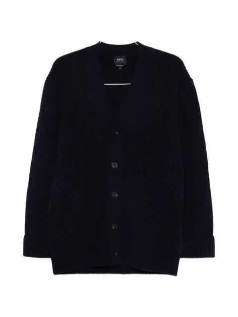 buttoned V-neck cardigan by A.P.C.