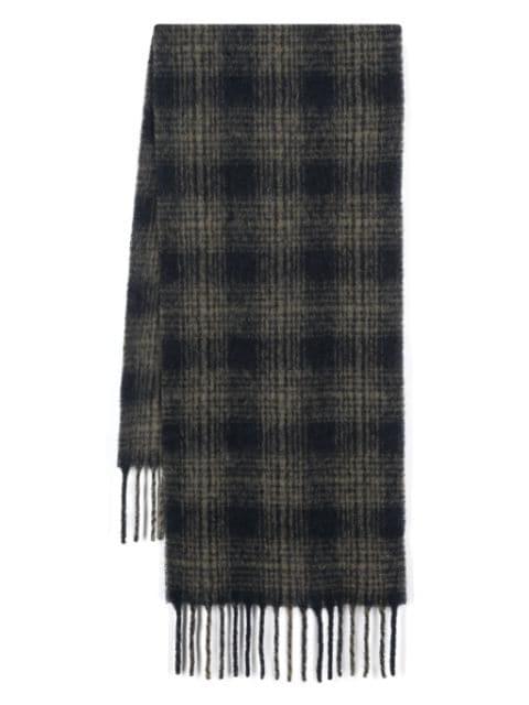 checked scarf by A.P.C.