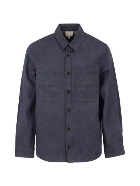 contrast-stitched denim jacket by A.P.C.
