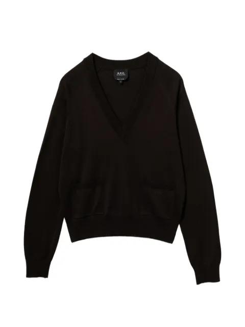 cotton V-neck sweater by A.P.C.