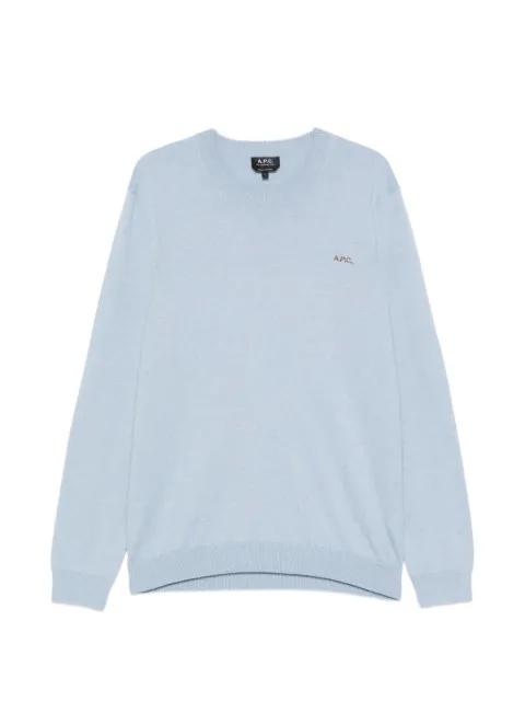 crew-neck logo sweater by A.P.C.