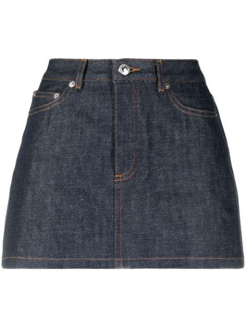 denim midi skirt by A.P.C.