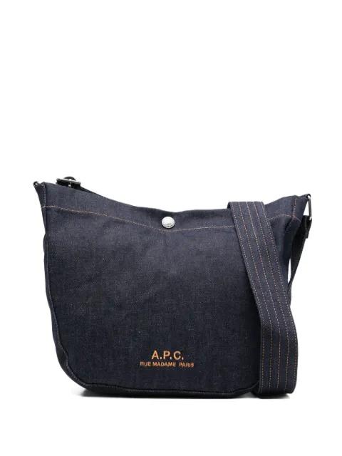 denim shoulder bag by A.P.C.